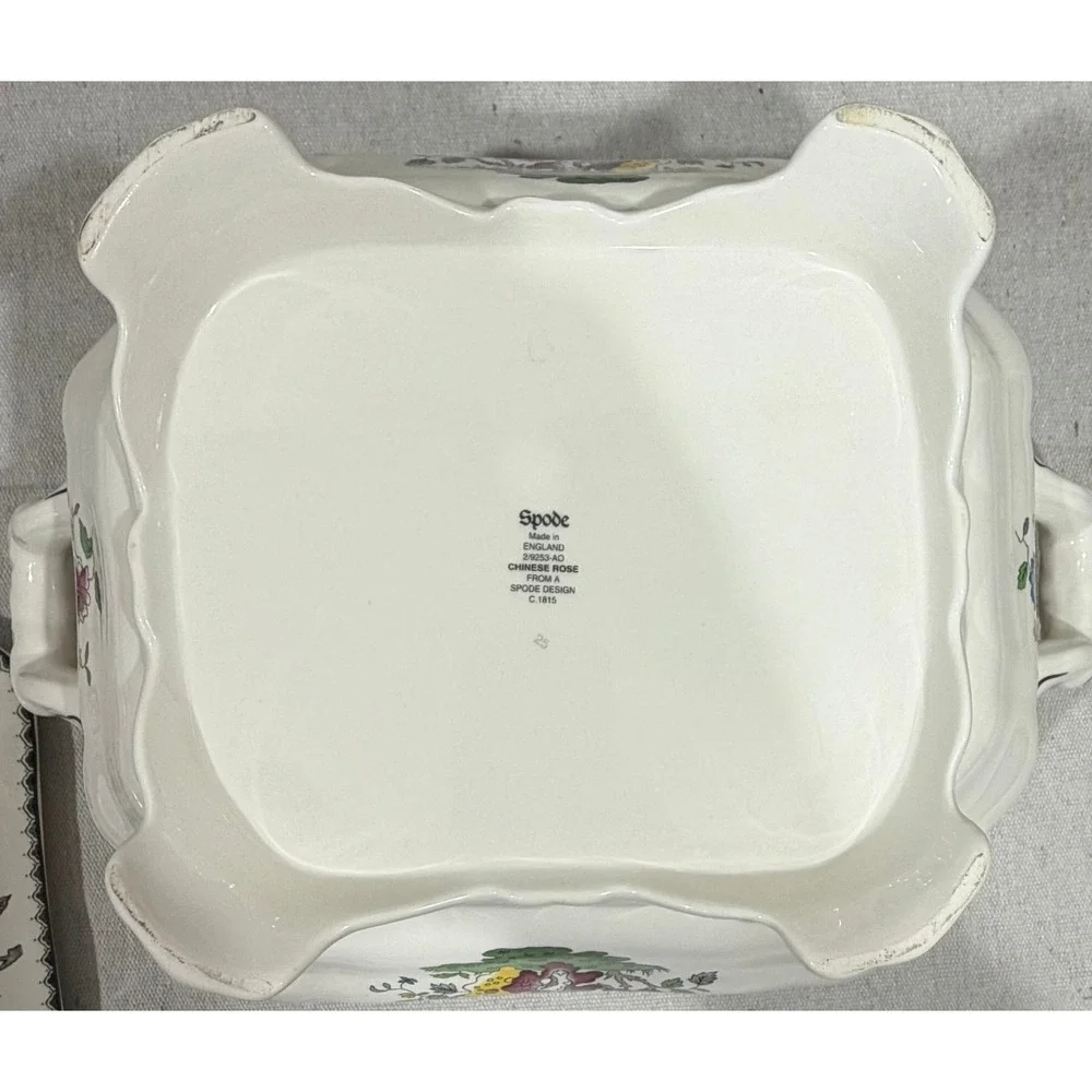 Spode Chinese Rose Soup Tureen with Lid 2/9253-AO Staffordshire England 1815